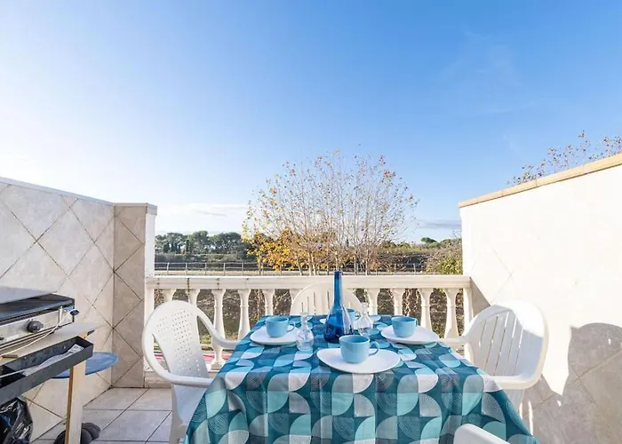 A16-casa Con Barbacoa En La Playa
